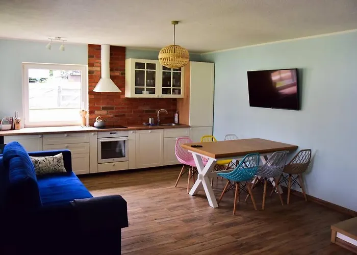 بيت للعطل Pastelowy Z Balia Elektryczna Z Jacuzzi Zalakowo