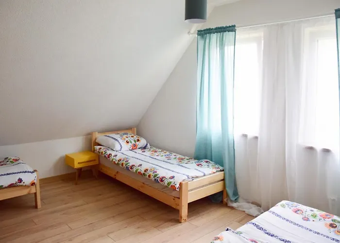 بيت للعطل Pastelowy Z Balia Elektryczna Z Jacuzzi Zalakowo